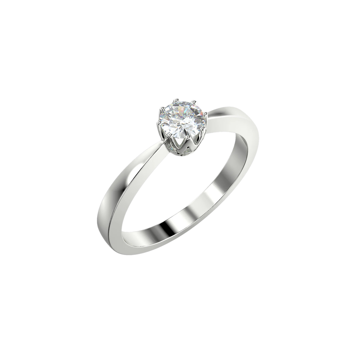 Classic Elegance - pierścionek zaręczynowy z diamentem 0,20 ct