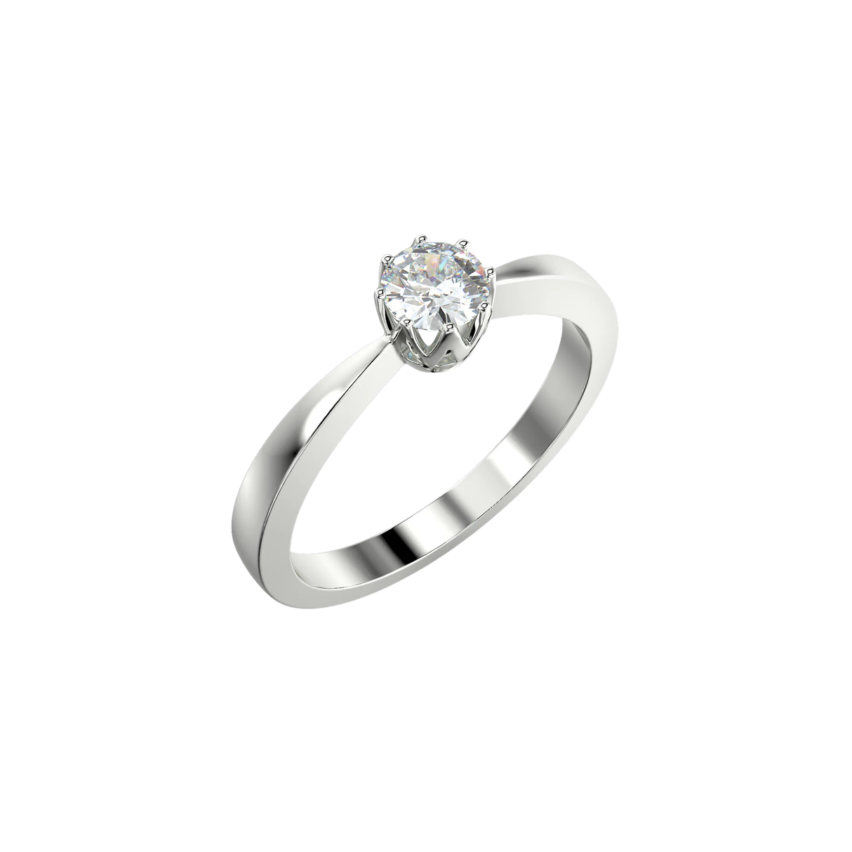 Classic Elegance - pierścionek zaręczynowy z diamentem 0,20 ct