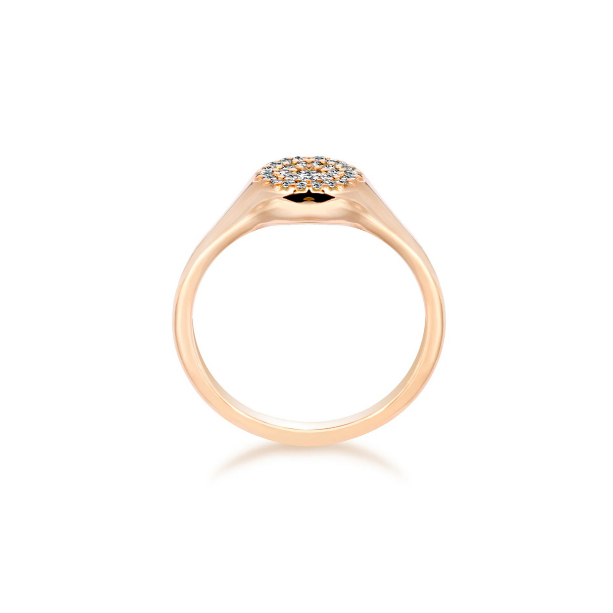 Rome - Pierścionek z różowego złota