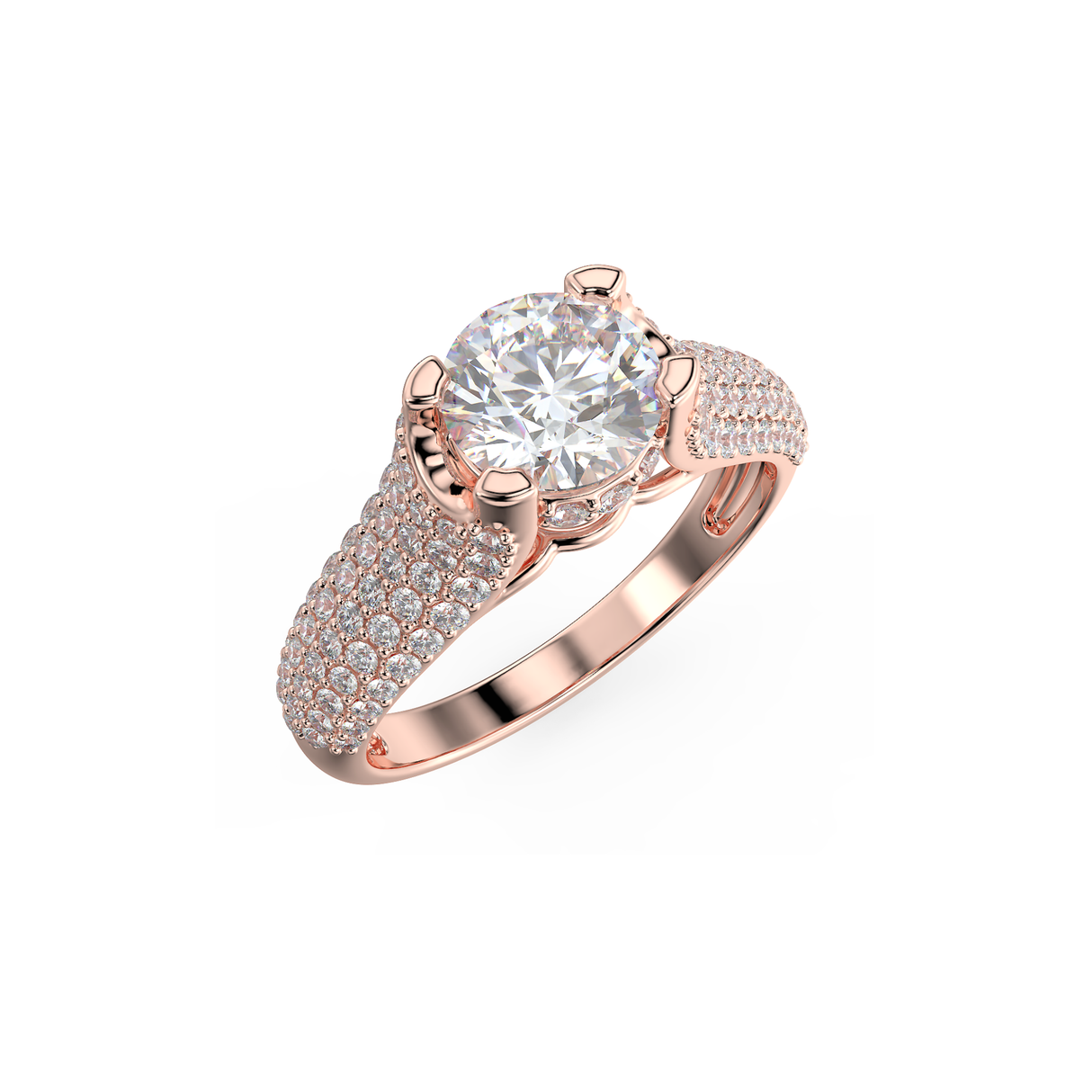 Radiant Glow - pierścionek zaręczynowy z diamentami 1,51 ctw.