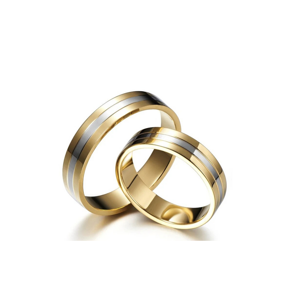 Złoty duet - obrączki z dwukolorowego złota