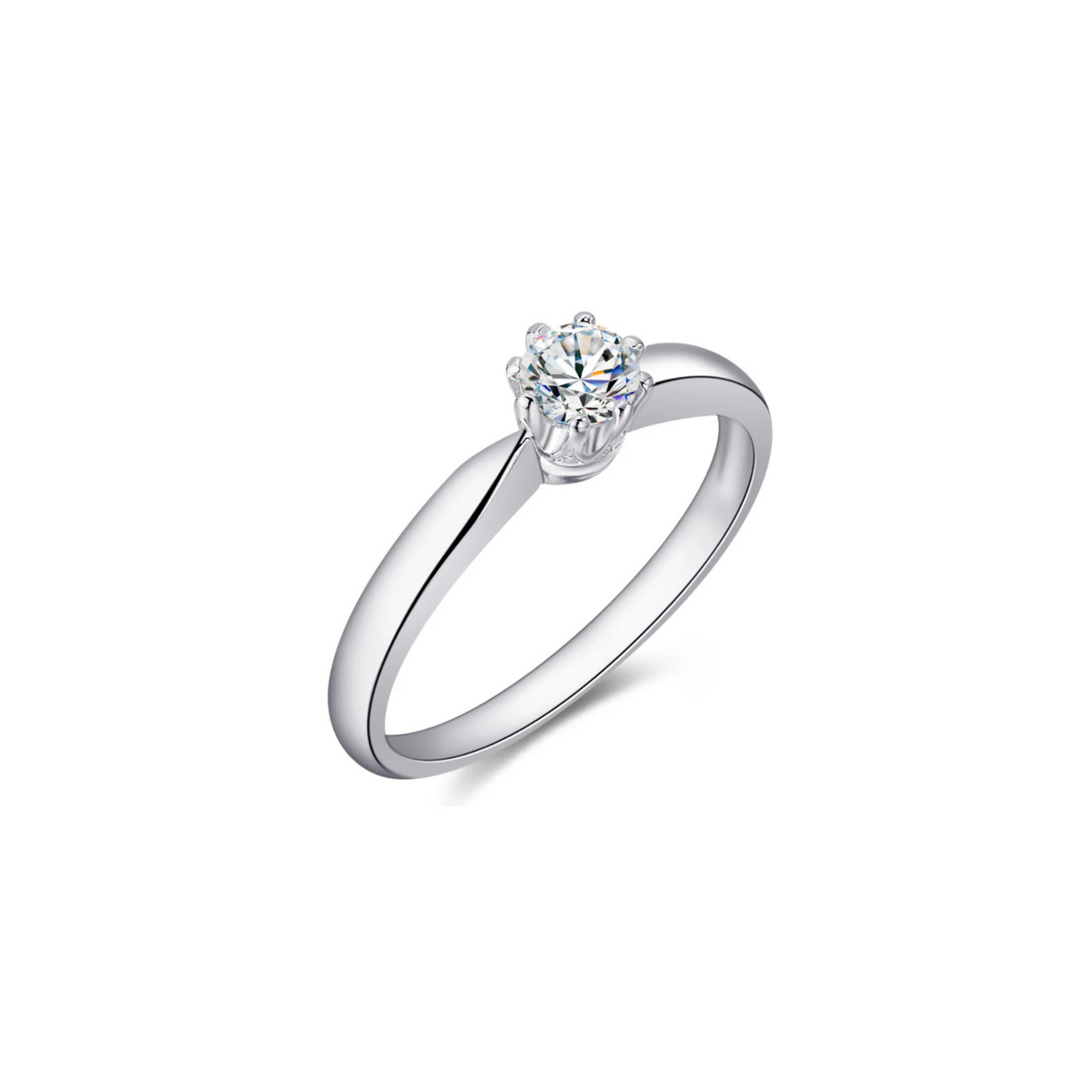 Klasyczny pierścionek zaręczynowy z diamentem 0,25 ct