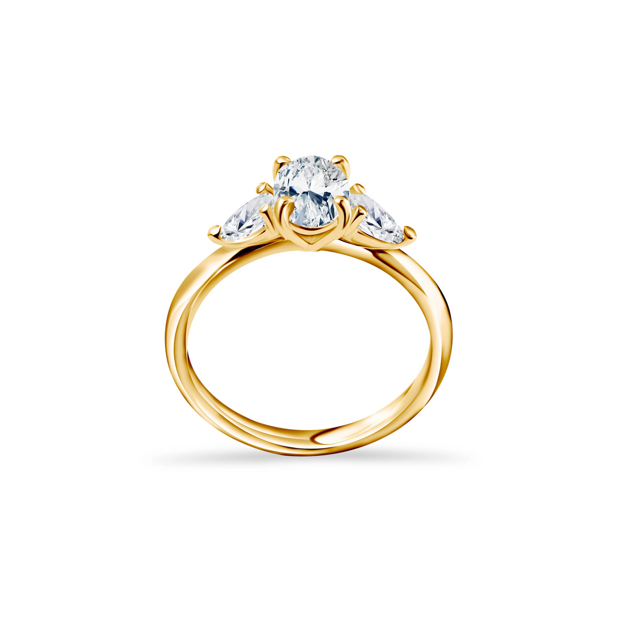 Eternal Embrace - Pierścionek z Diamentami