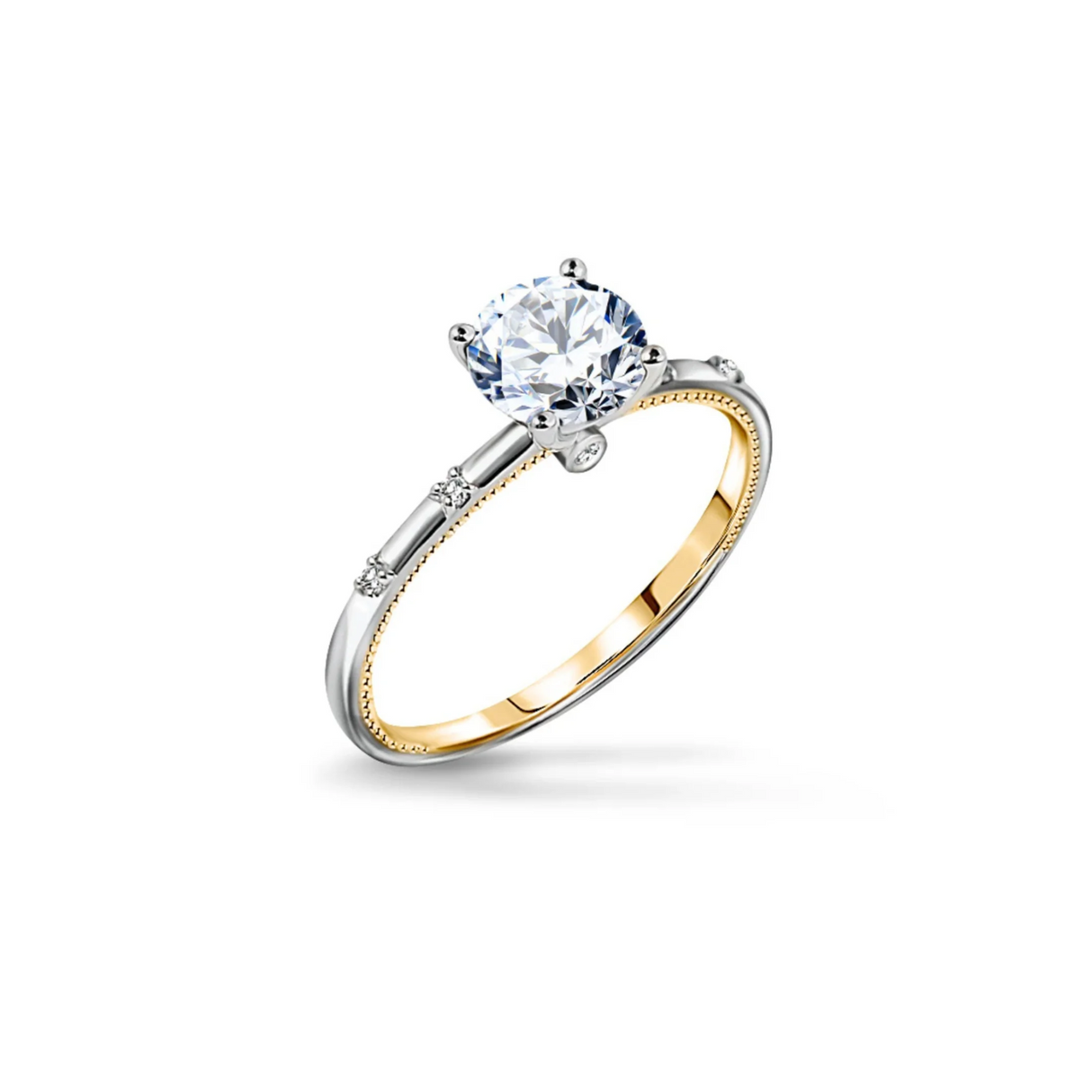 Romantic - pierścionek zaręczynowy z diamentem 1ct