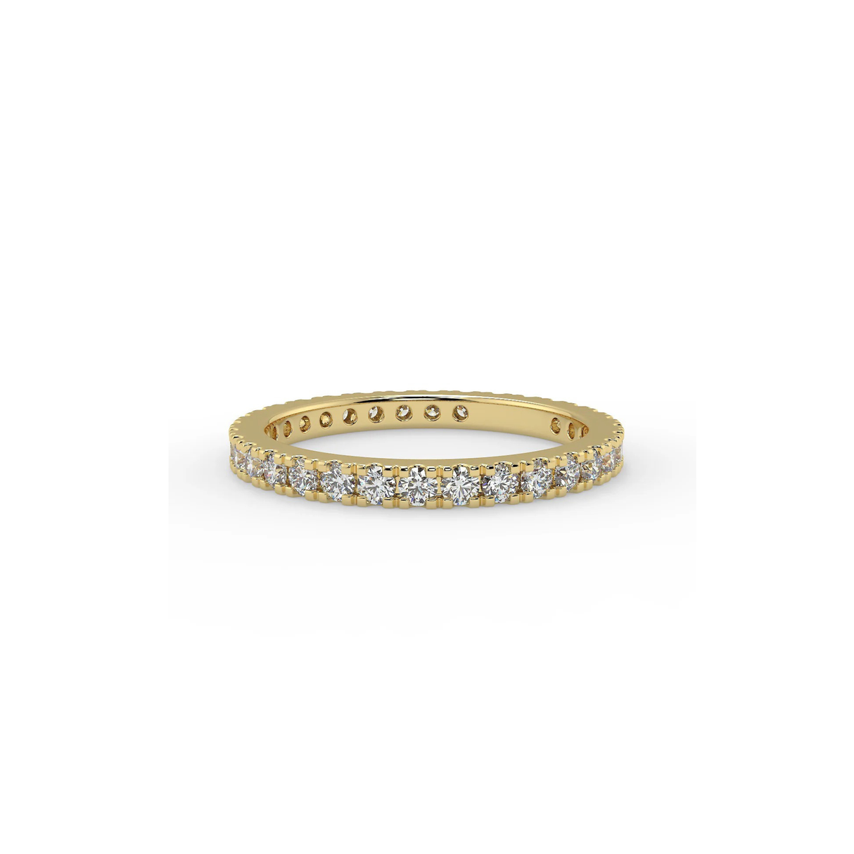 Padua Obrączka z żółtego złota z diamentami 0,70 ct
