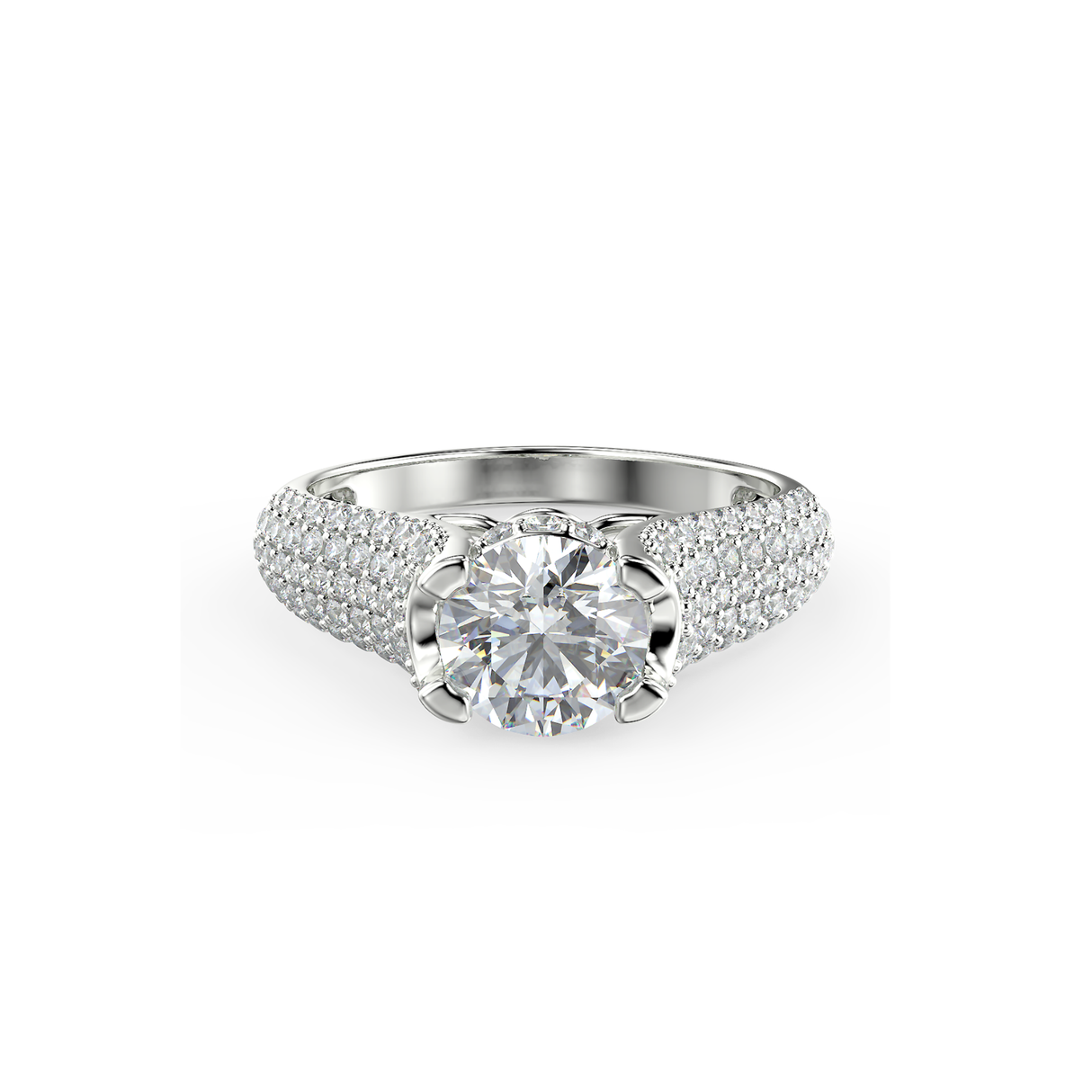 Radiant Glow - pierścionek z diamentami 1,51 ctw