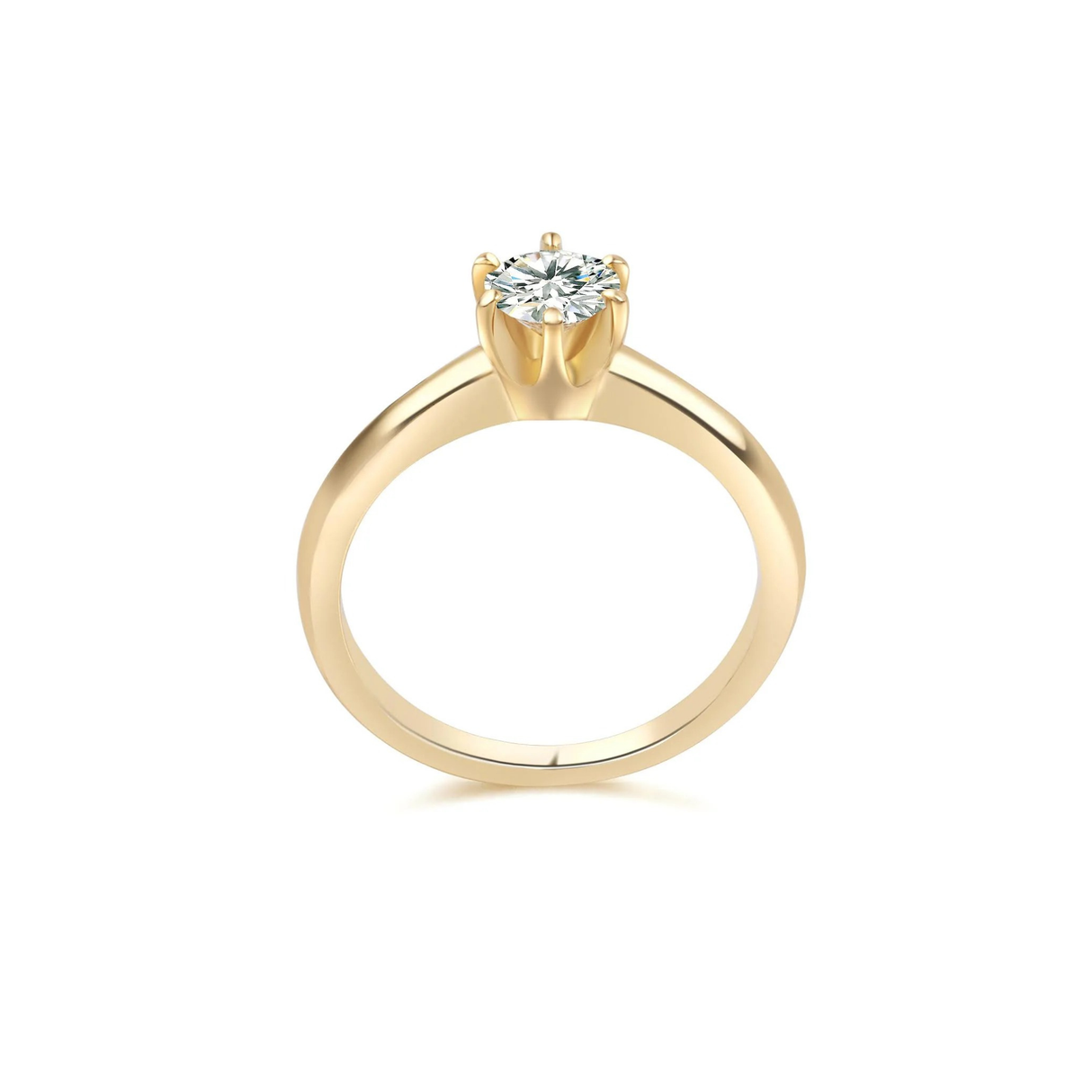 Klejnot w Koronie - pierścionek z diamentem 0,50ct