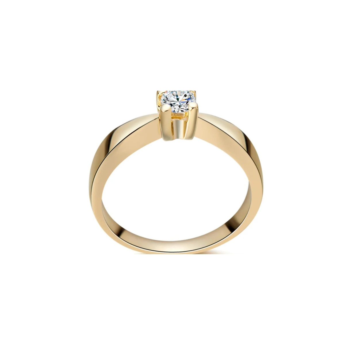 Pierścionek zaręczynowy z diamentem 0,2ct
