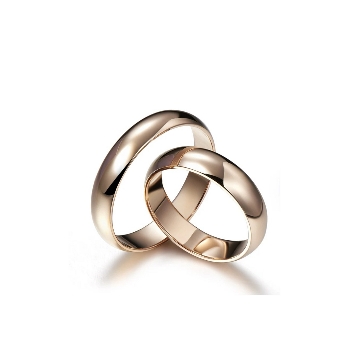 Obrączki ślubne z różowego złota