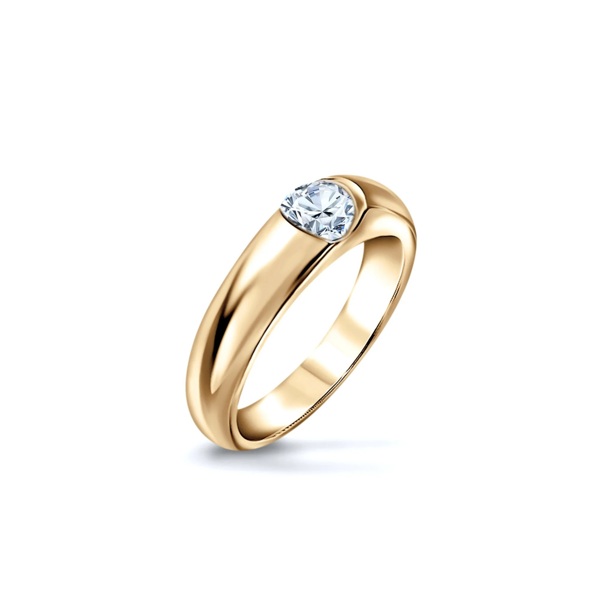 Pierścionek zaręczynowy z diamentem 0,5ct