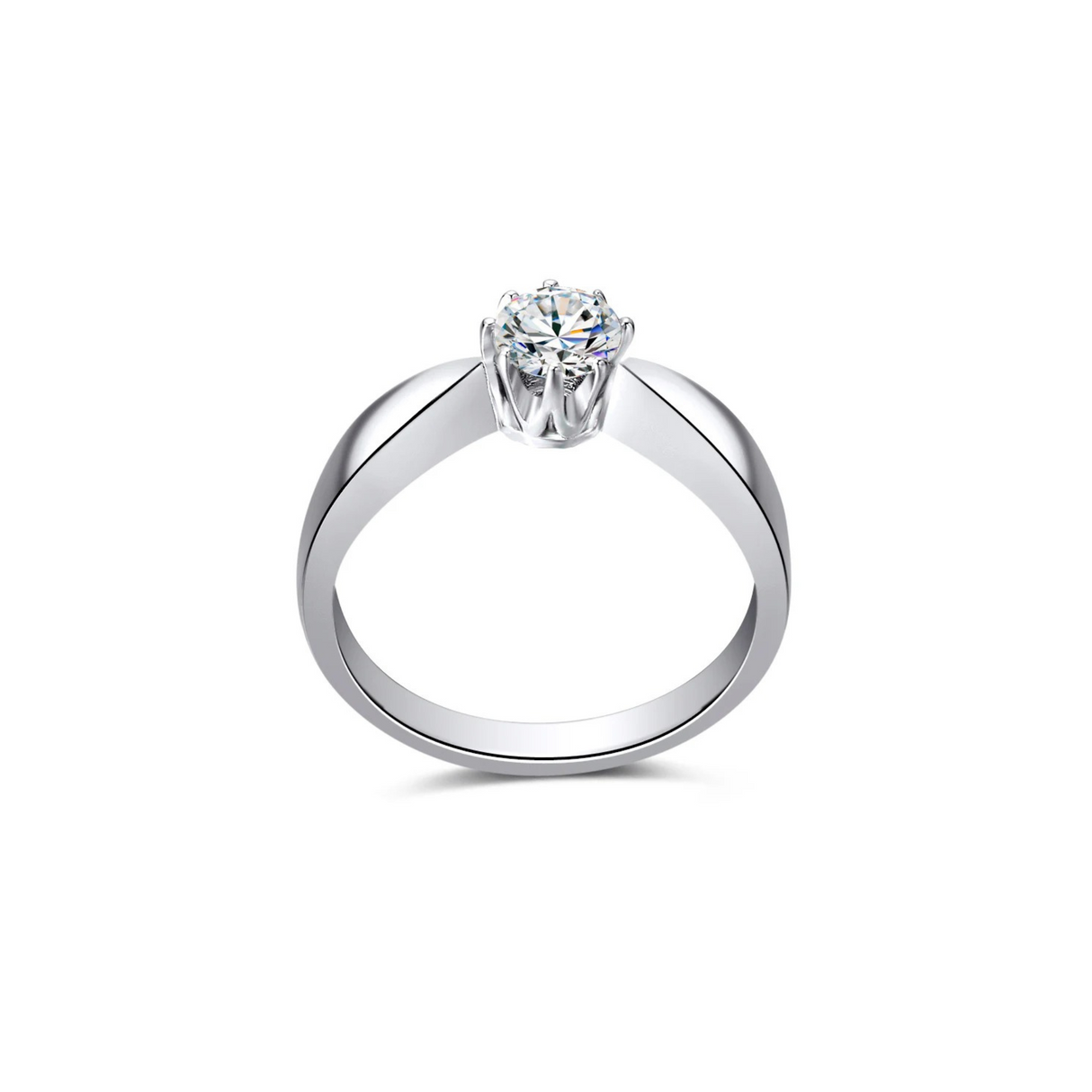 Pierścionek zaręczynowy z diamentem 0,40 ct