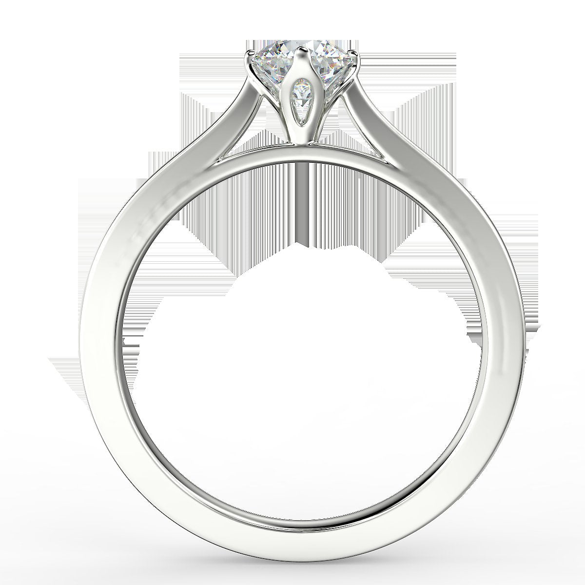 Pierścionek zaręczynowy z diamentem 0,45 ct