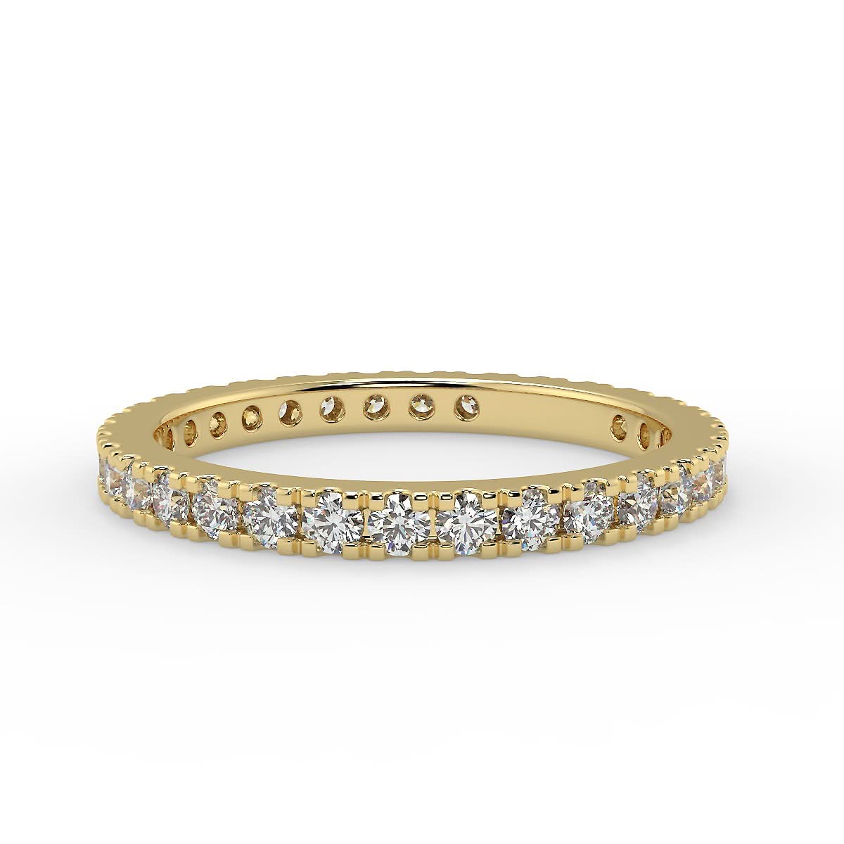 Padua Obrączka z żółtego złota z diamentami 0,70 ct