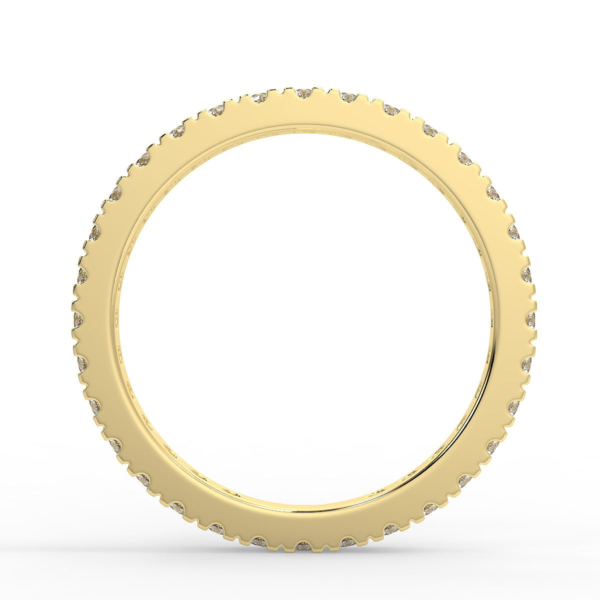 Padua Obrączka z żółtego złota z diamentami 0,70 ct