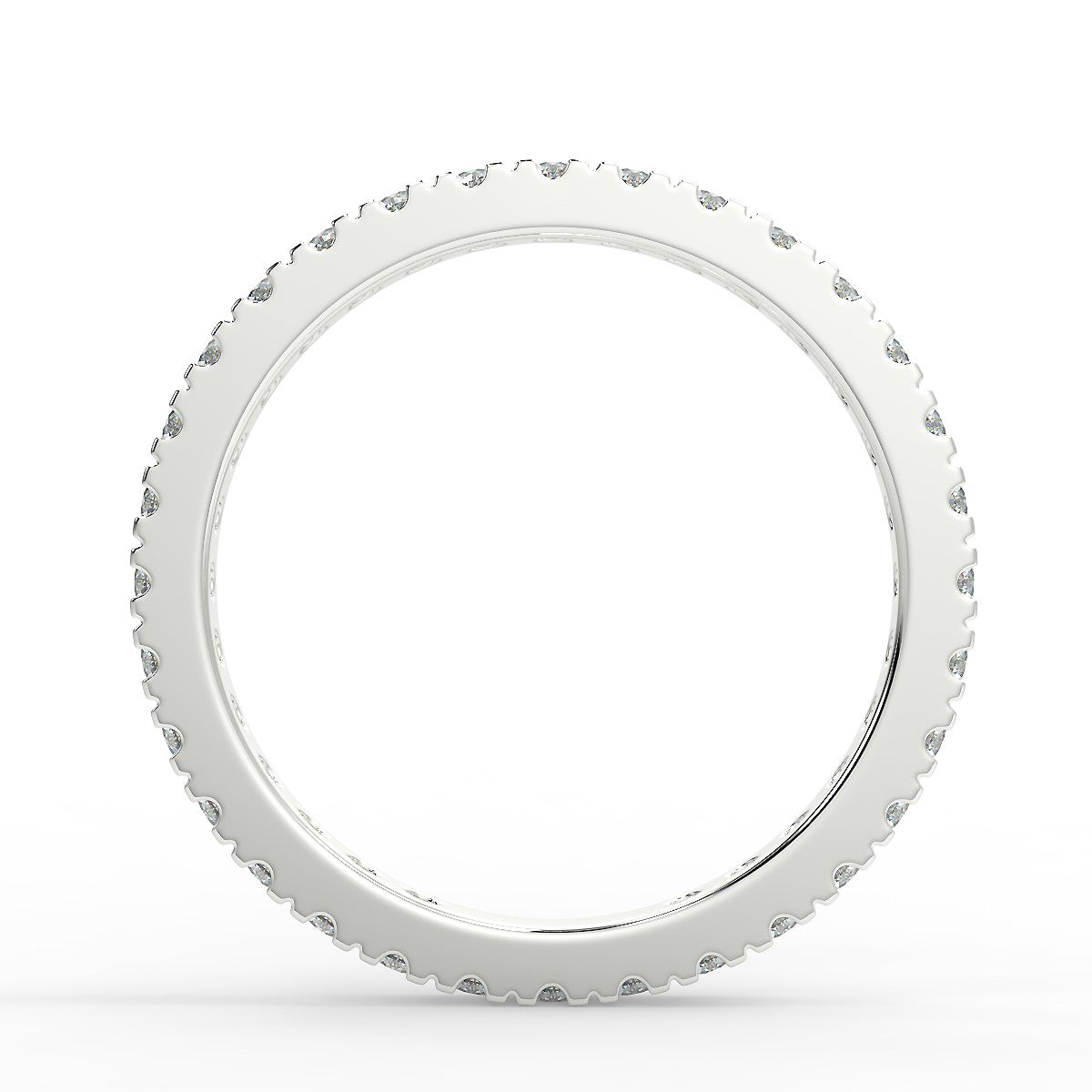 Padua Obrączka z białego złota z diamentami o masie 0,70 ct