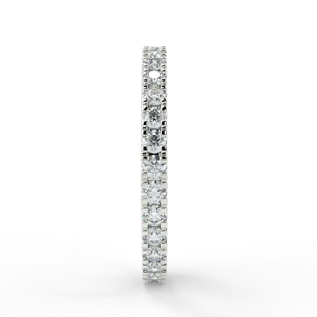Padua Obrączka z białego złota z diamentami o masie 0,70 ct