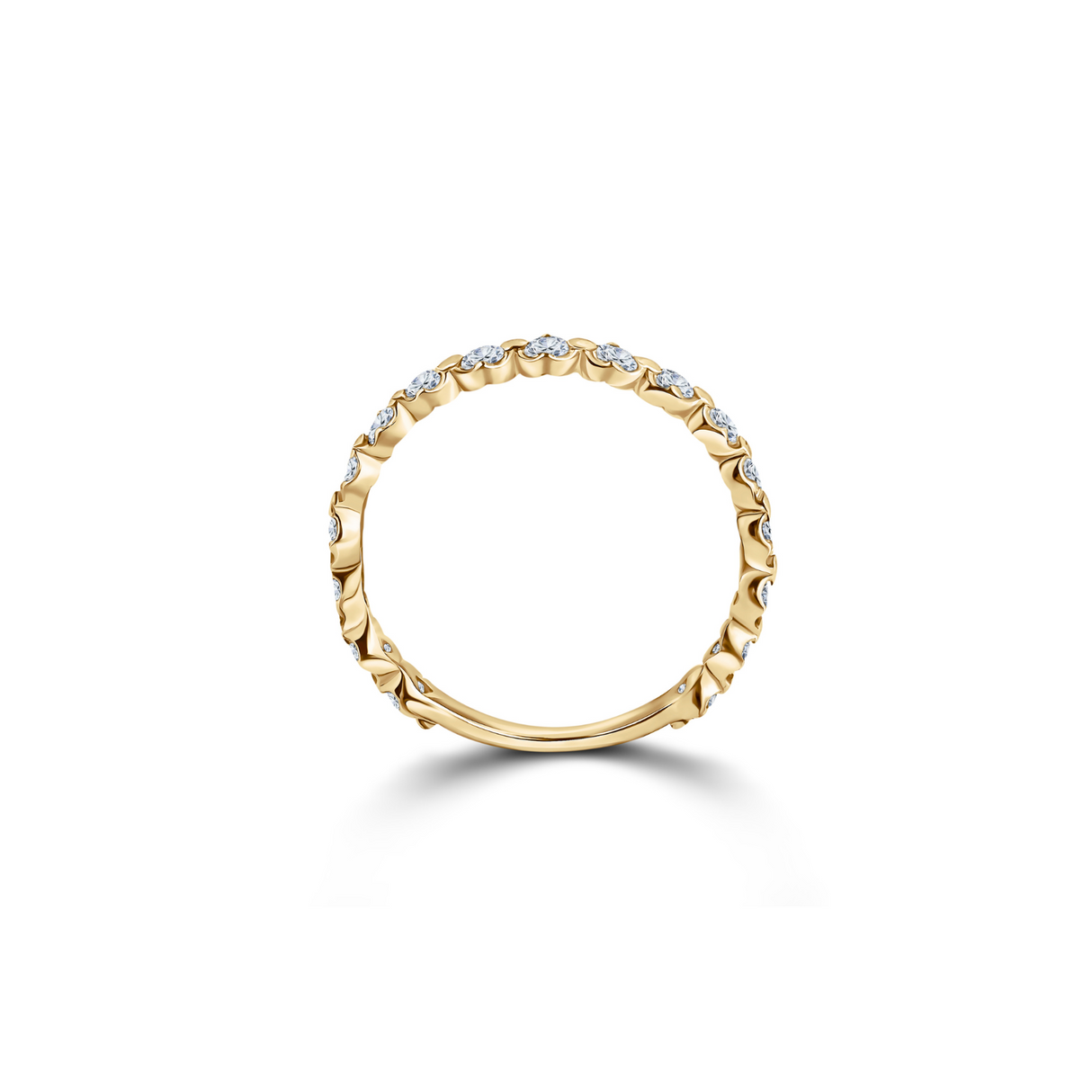 Eternal Glow - obrączka damska z diamentami