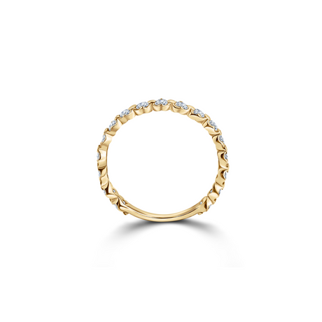 Eternal Glow - obrączka damska z diamentami