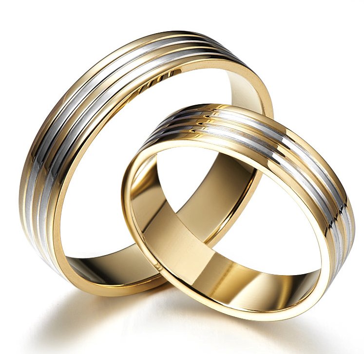 Harmonia żółtego i białego złota