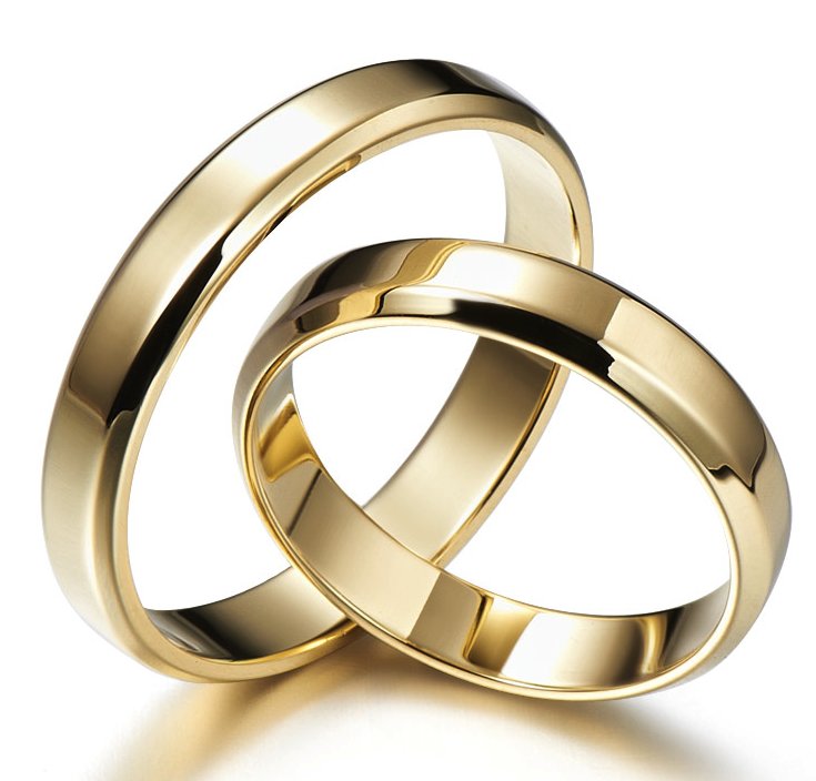 Zaklęte w złote obrączki promienie słońca