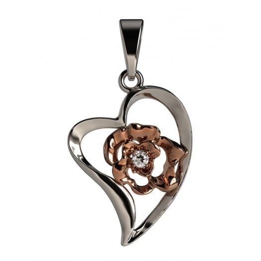 Najpiękniejsza złota zawieszka z brylantem - Symbol twoich uczuć