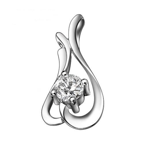 Zawieszka ze złota 585 z brylantem o masie 0,25 ct