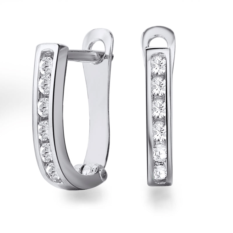 Perfekcyjny szyk - złote kolczyki z diamentami 0,50 ctw