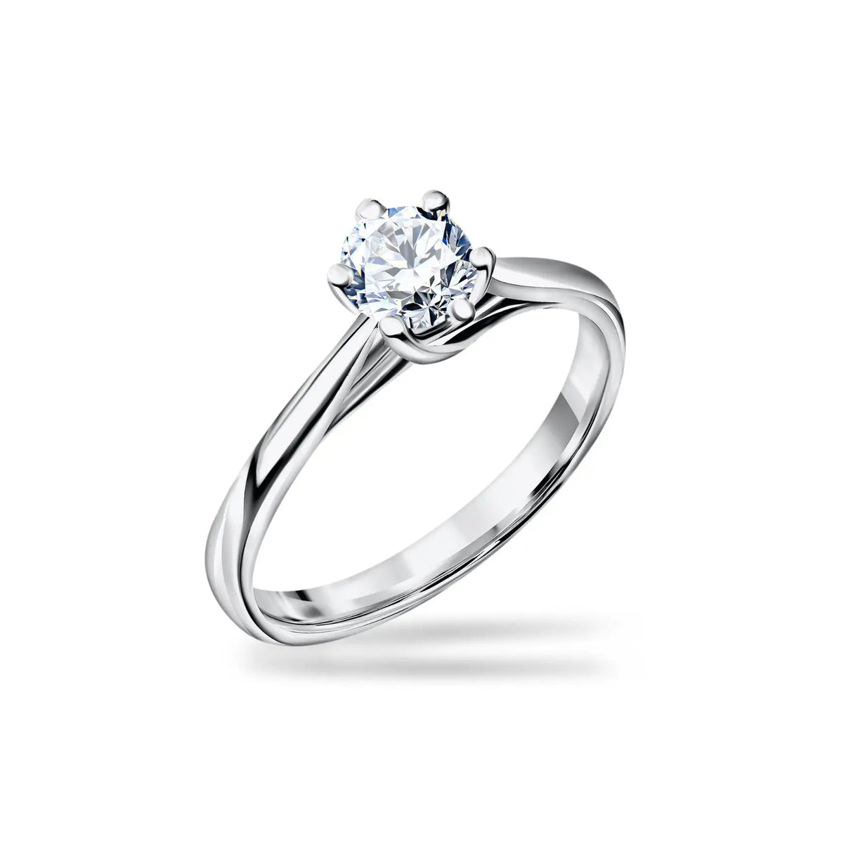 Klasyczny pierścionek z diamentem 0,40ct Lab Grown
