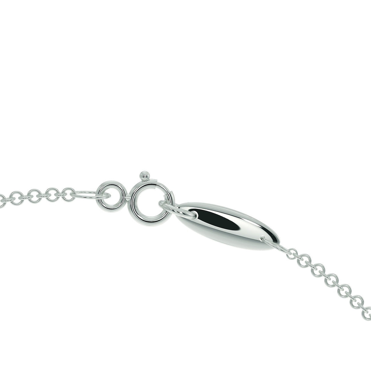 Bransoletka z białego złota z nieskończonością
