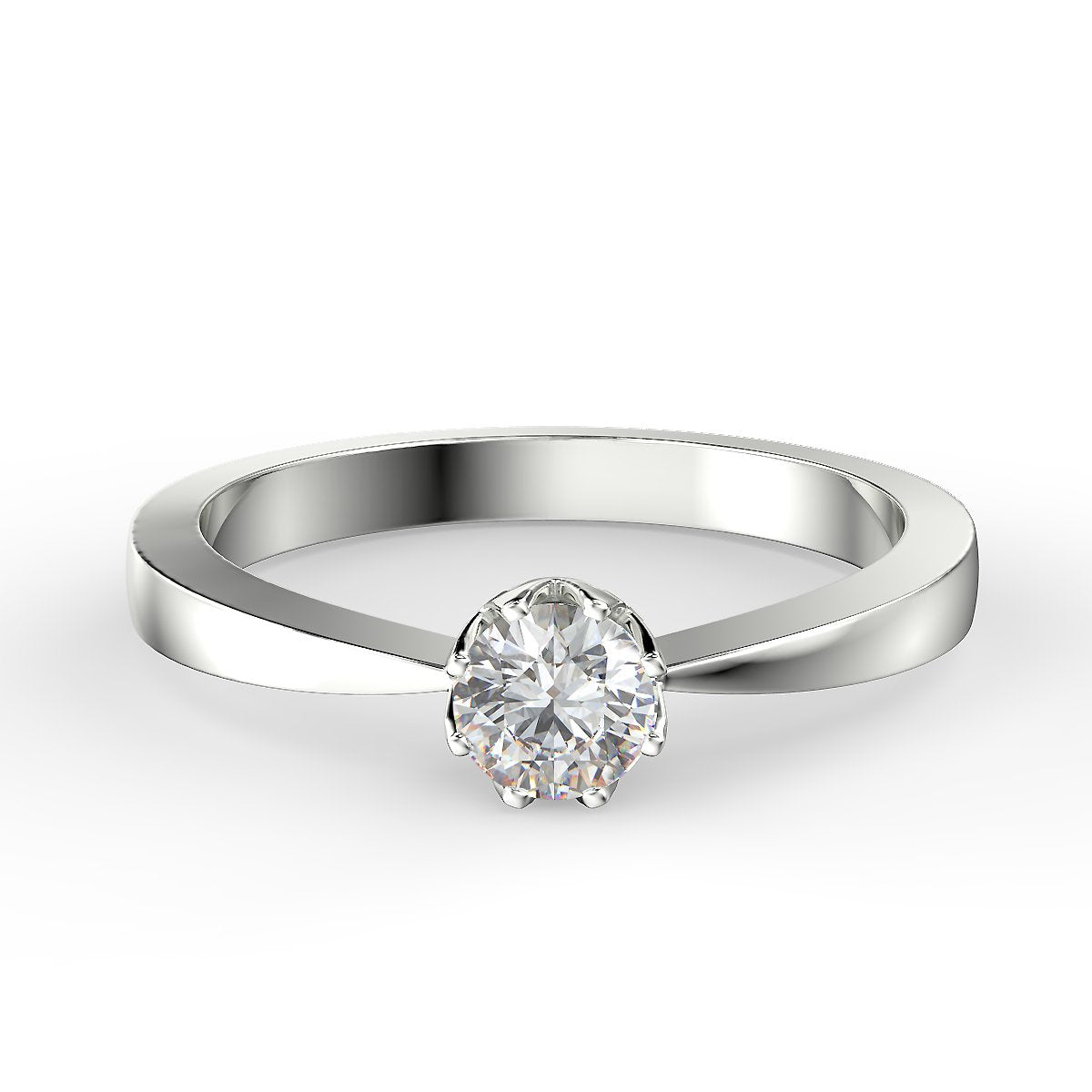 Classic Elegance - pierścionek zaręczynowy z diamentem 0,20 ct
