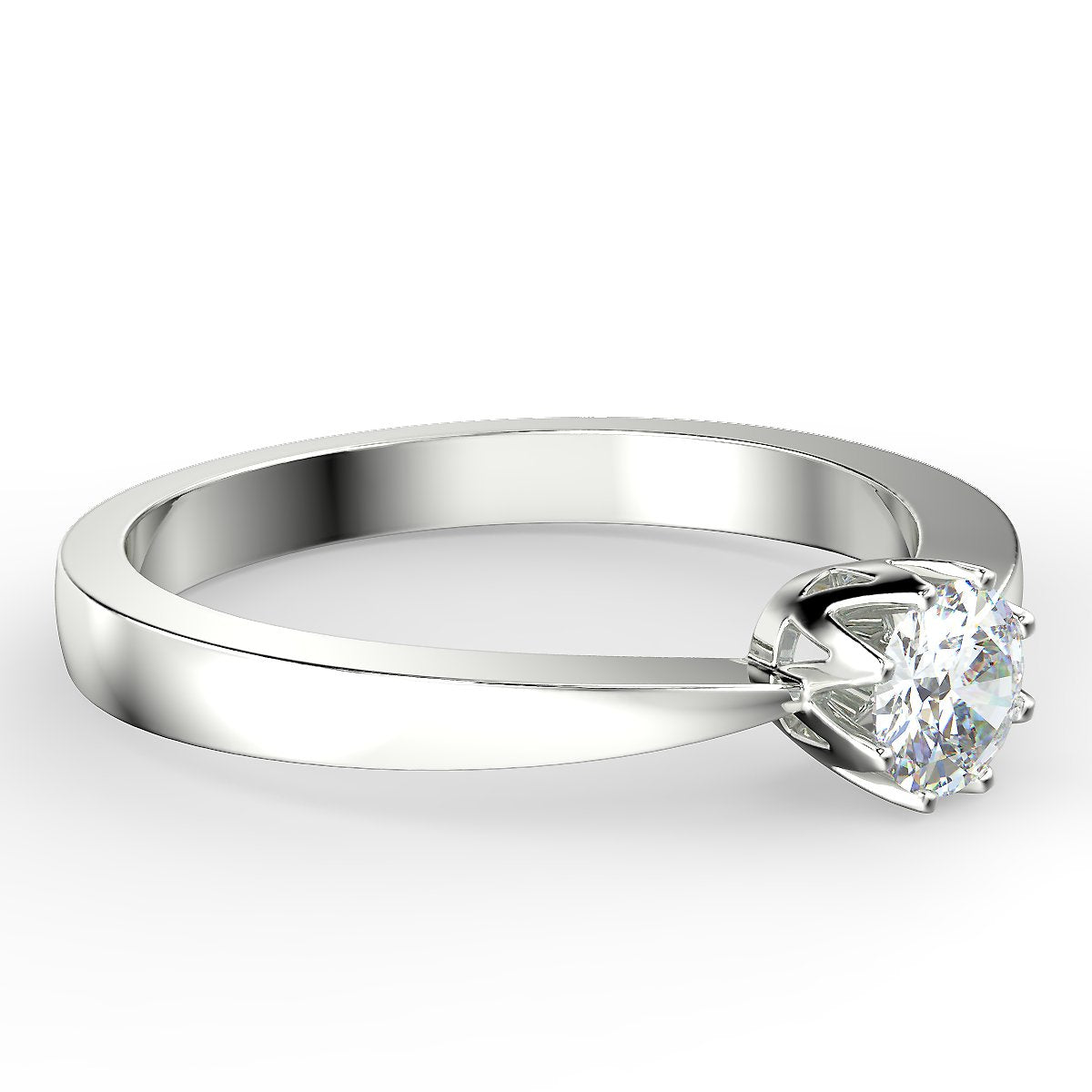 Classic Elegance - pierścionek zaręczynowy z diamentem 0,20 ct
