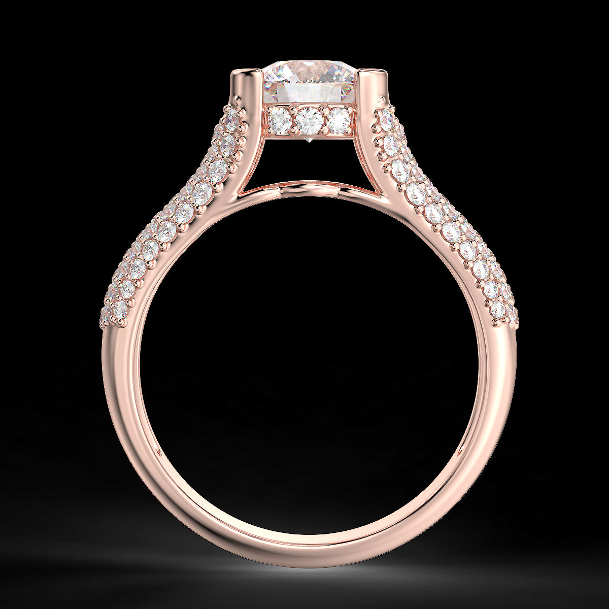 Radiant Glow - pierścionek zaręczynowy z diamentami 1,51 ctw.