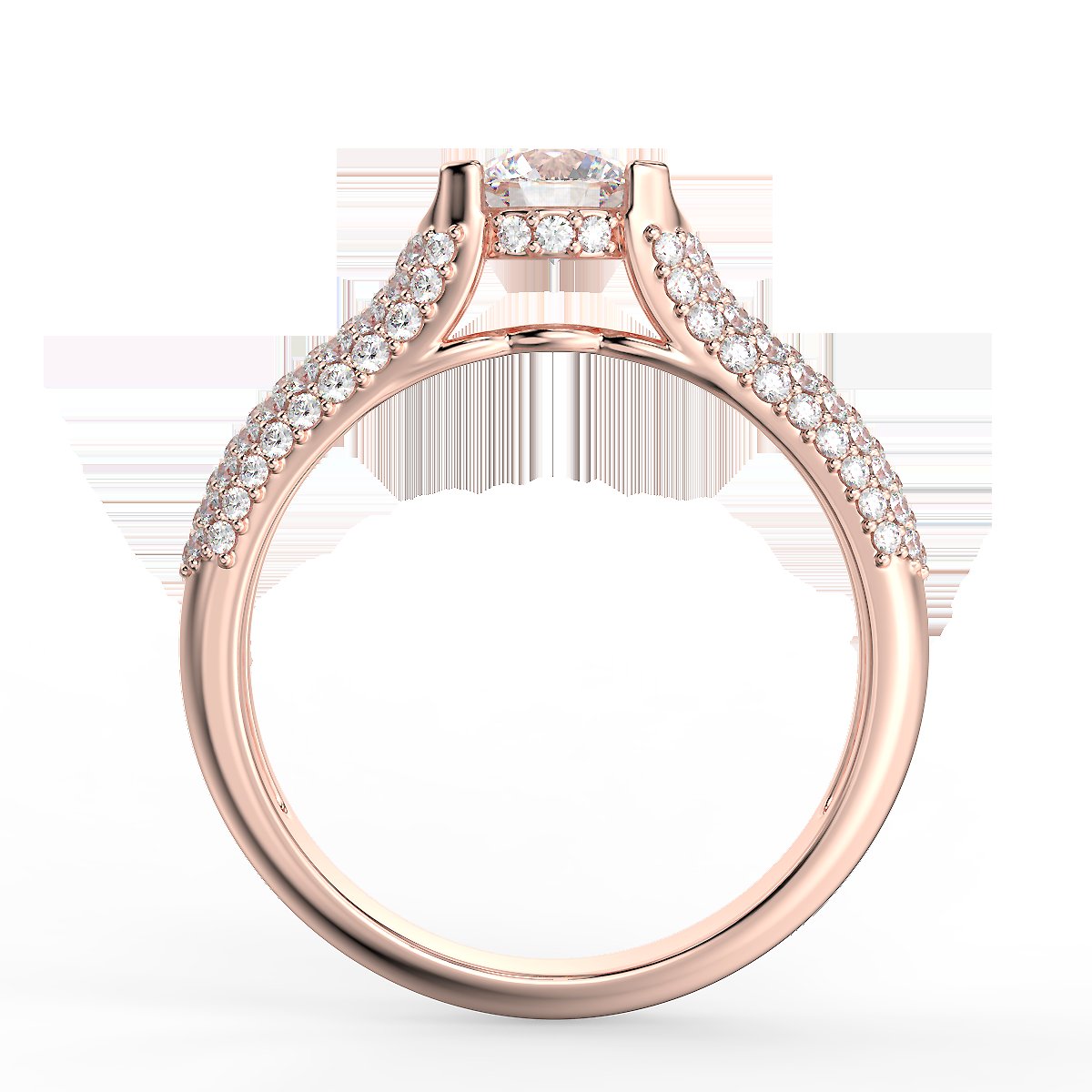 Radiant Glow - pierścionek zaręczynowy z diamentami o masie 0,89 ctw