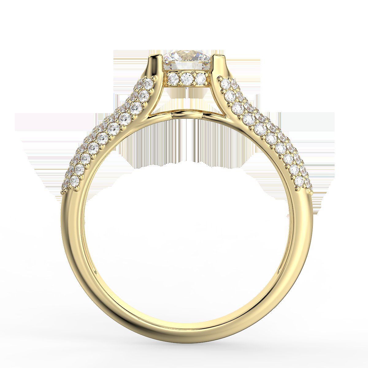 Radiant Glow - pierścionek z diamentami o masie 0,89 ctw