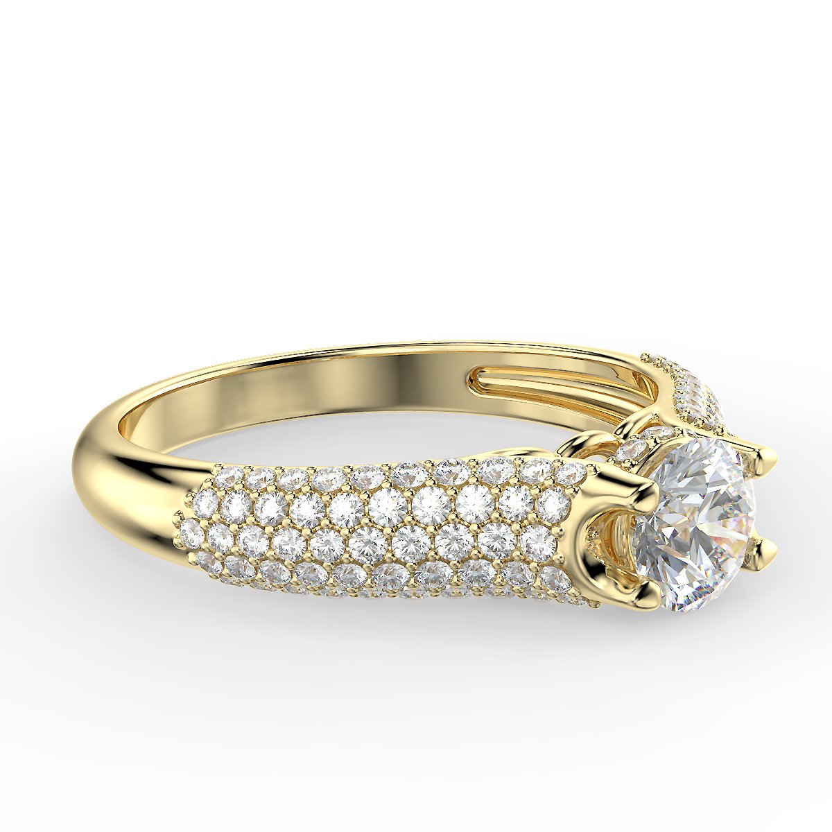 Radiant Glow - pierścionek z diamentami o masie 0,89 ctw