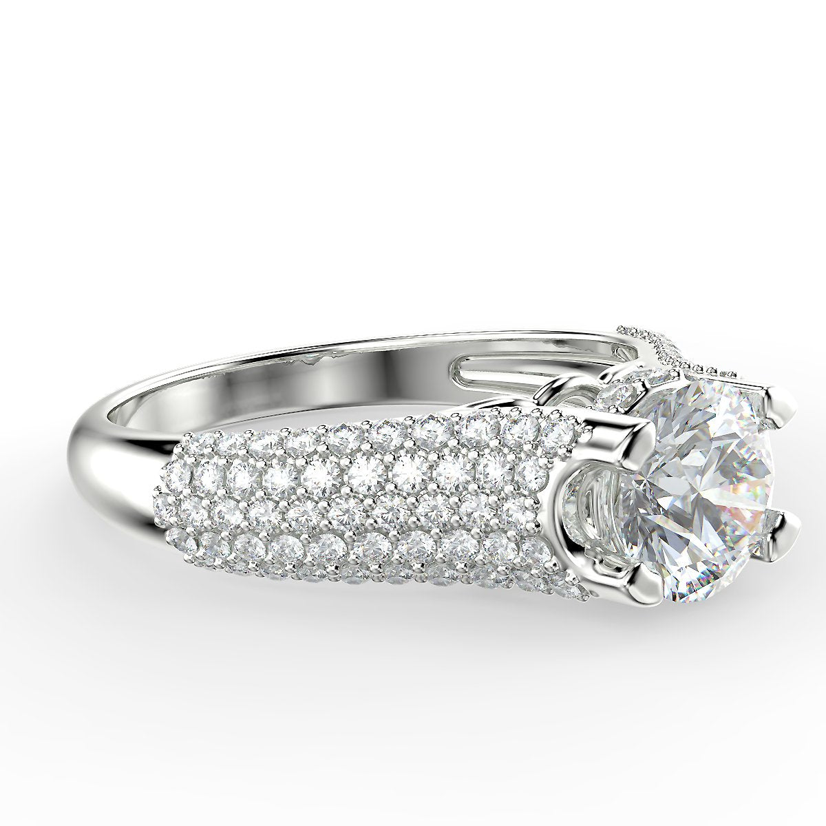Radiant Glow - pierścionek z diamentami 1,51 ctw