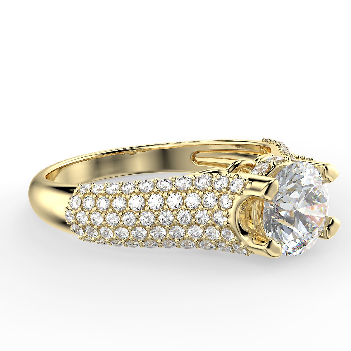 Radiant Glow - pierścionek zaręczynowy z diamentami 1,51 ctw