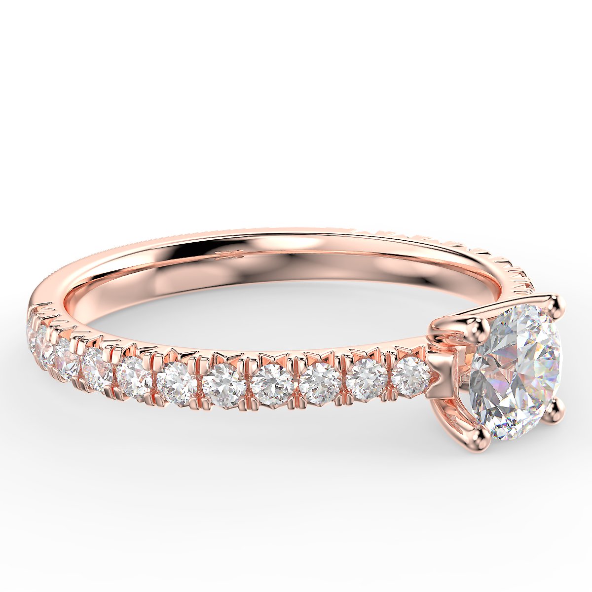 Rosé Allure - pierścionek z diamentami 0,85 ct