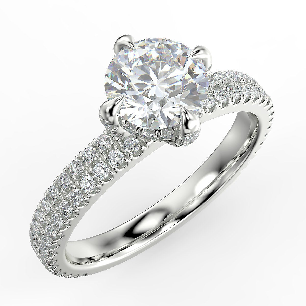 Eternal - pierścionek zaręczynowy z diamentami 1,38 ct