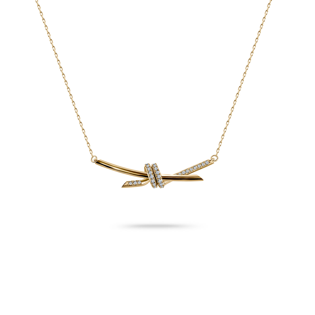 Golden Knot zawieszka z łańcuszkiem