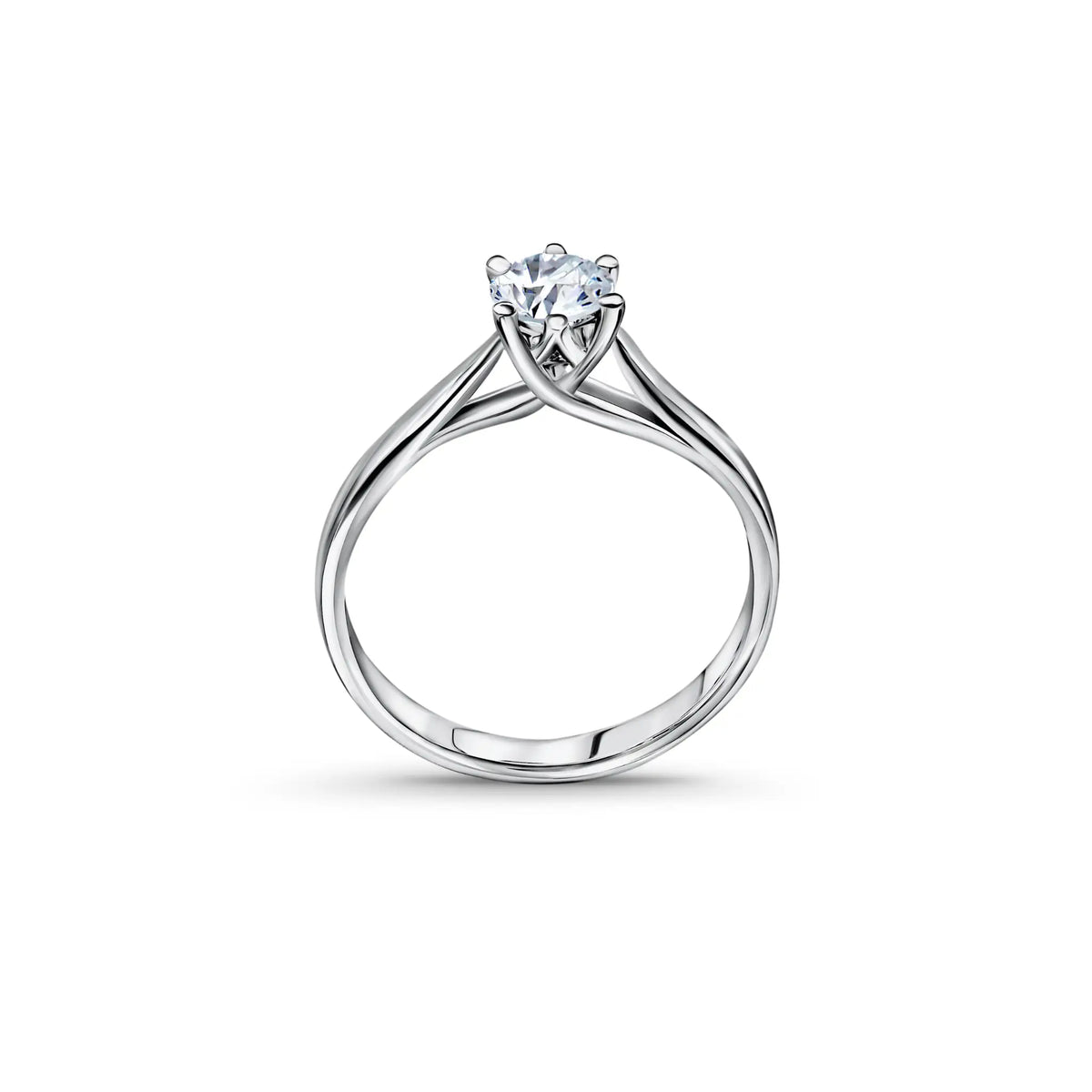Klasyczny pierścionek z diamentem 0,40ct Lab Grown
