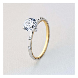 Pierścionek z diamentem 1ct - 1ct Diamond gold ring