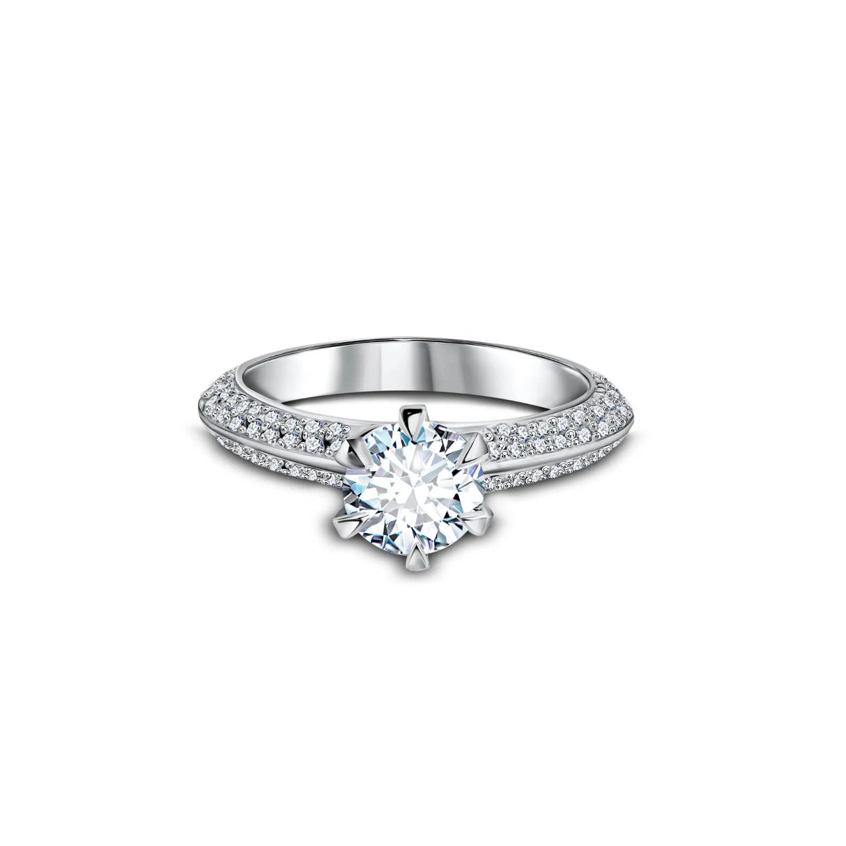 Diamond Trinity - pierścionek z diamentem 1ct