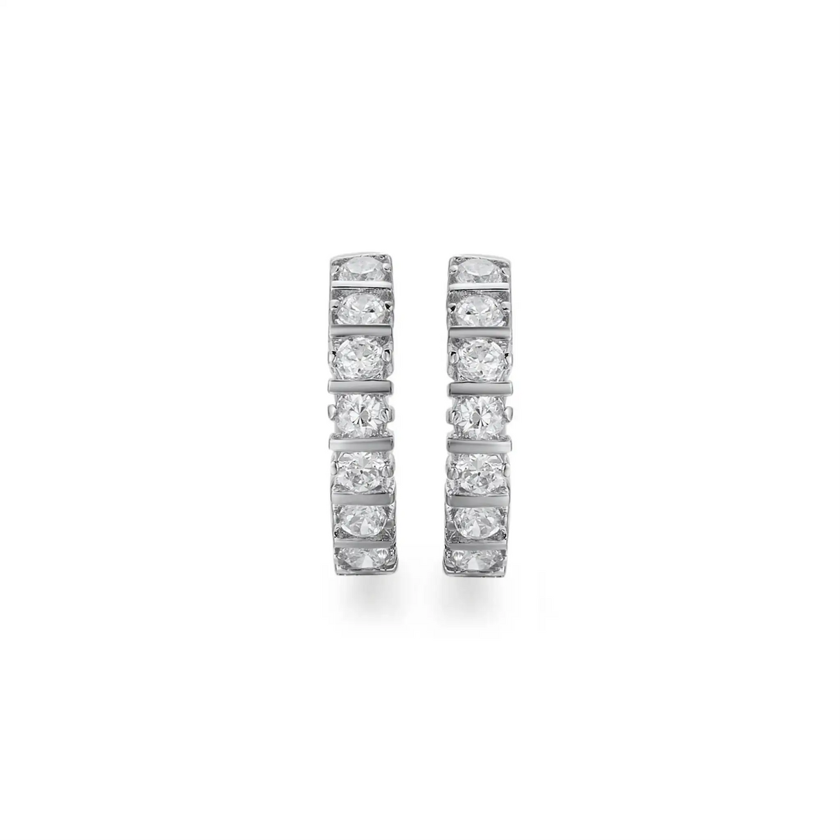 Wytworny wdzięk - kolczyki z diamentami 0,70 ctw