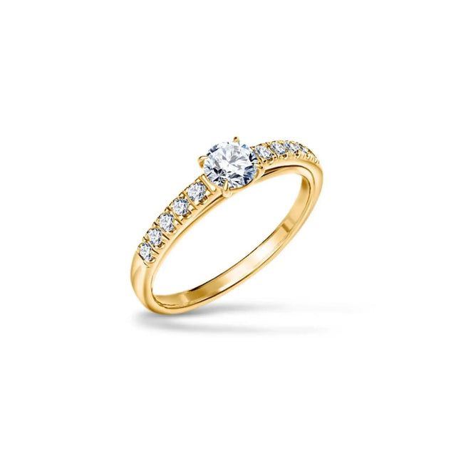 Starlit Promise - Pierścionek z diamentem 0,30ct