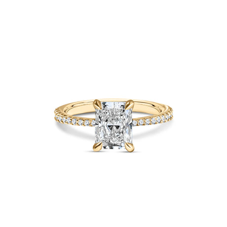 Timeless Shine - pierścionek zaręczynowy z 1,5ct diamentem w szlifie radiant