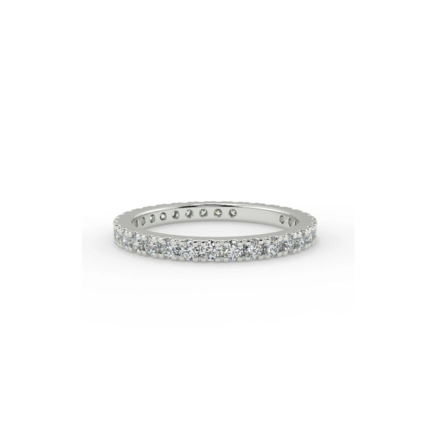 Padua Obrączka z białego złota z diamentami o masie 0,70 ct