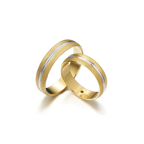 Śliczne obrączki z dwukolorowego złota
