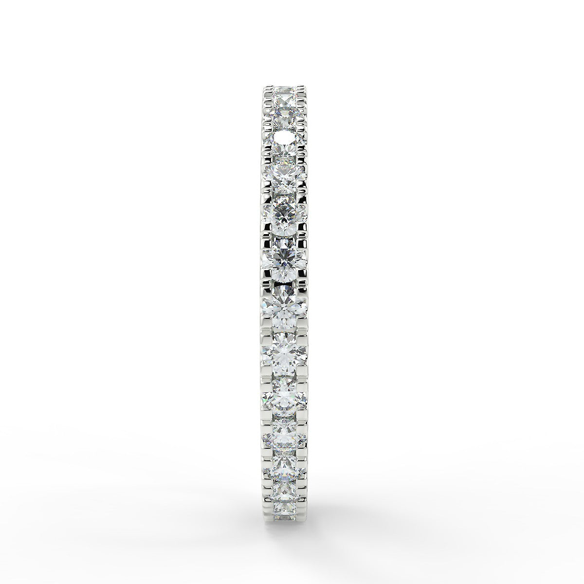 Padua Obrączka z białego złota z diamentami o masie 0,70 ct