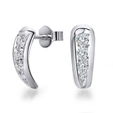 Złote kolczyki z diamentami 0,40 ctw